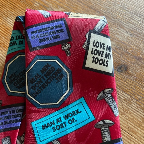Vintage Home Improvements, Tim, the toolman, Taylor, novelty, necktie. - Picture 2 of 5